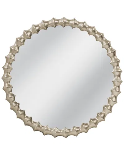 Bassett Mirror Max Wall Mirror In Silver