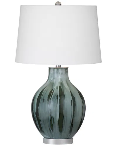 Bassett Mirror Mersay Table Lamp In Green