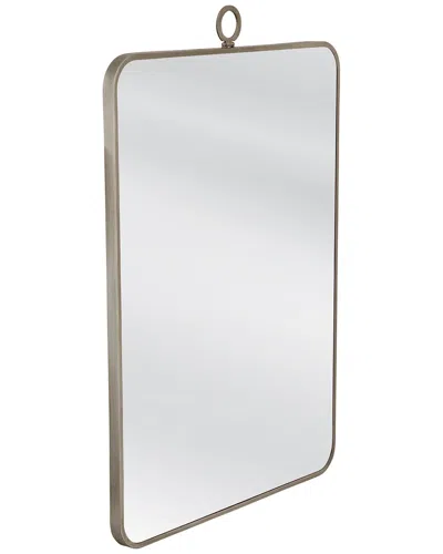 Bassett Mirror Monte Wall Mirror In Silver