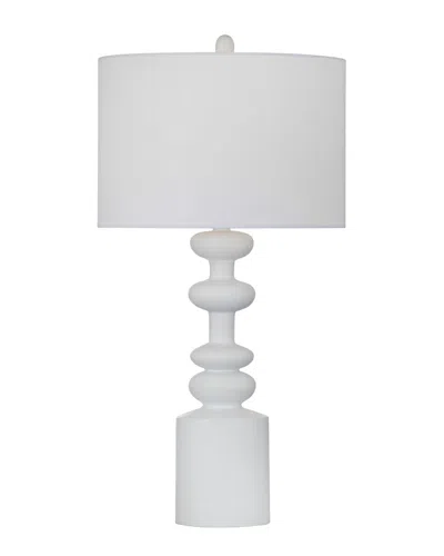 Bassett Mirror Otero Table Lamp In White