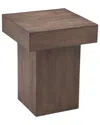 Bassett Mirror Padula Square End Table In Brown