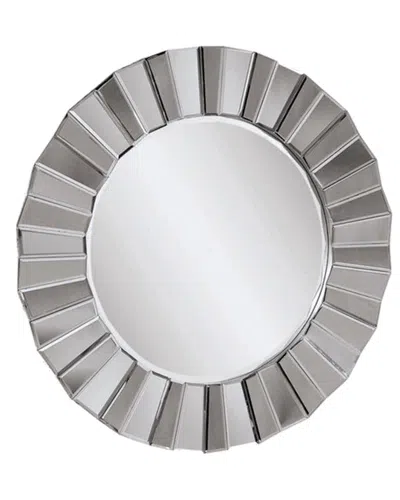 Bassett Mirror Parker Wall Mirror In Gray
