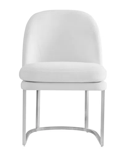 Bassett Mirror Pearl Dining Chair In White