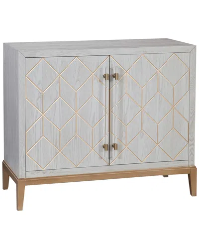 Bassett Mirror Perrine Hospitality Cabinet In Gray