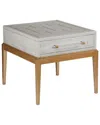 Bassett Mirror Perrine Wood Rectangular End Table