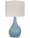 Bassett Mirror Rawlins Table Lamp In Gray