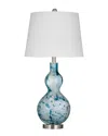 Bassett Mirror Reeve Table Lamp In Blue