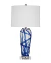 Bassett Mirror Rianna Table Lamp In Blue