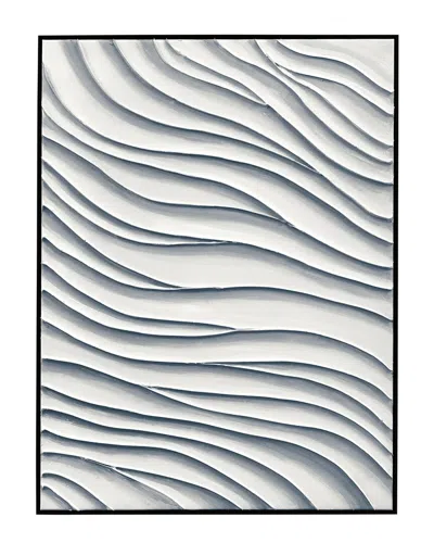BASSETT MIRROR BASSETT MIRROR RIPPLES FRAMED CANVAS