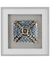 Bassett Mirror Roselle Wall Art In Gray
