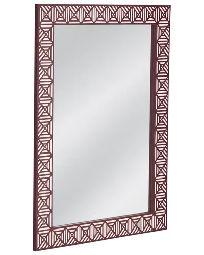 Bassett Mirror Rouge Wall Mirror In Red