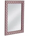 Bassett Mirror Rouge Wall Mirror In Red