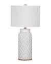 Bassett Mirror Selser Table Lamp In White