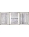 Bassett Mirror Set Of 3 Razi Framed Canvas In Brown