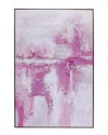 Bassett Mirror Settled Framed Canvas In Purple