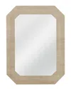 Bassett Mirror Shashi Wall Mirror In Brown