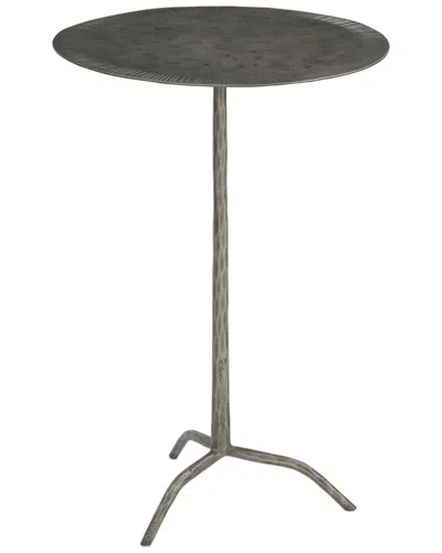 Bassett Mirror Silas Accent Table In Silver