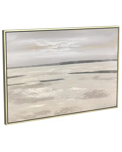Bassett Mirror Silver Landscape Framed Canvas