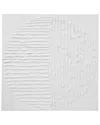 Bassett Mirror Textured Circle Canvas Art In White
