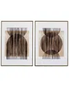 Bassett Mirror Together Framed Canvas In Black