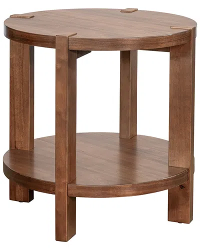Bassett Mirror Winston End Table In Brown