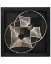 Bassett Mirror Wrapped Wall Art In Black