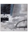 Bassett Mirror Yuma Framed Canvas In Grey