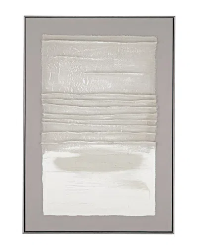Bassett Mirror Zole Ii Framed Canvas In Gray