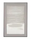 Bassett Mirror Zole Ii Framed Canvas In Gray