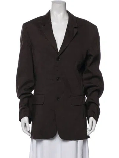 Pre-owned Bassike Blazer W/ Tags In Brown