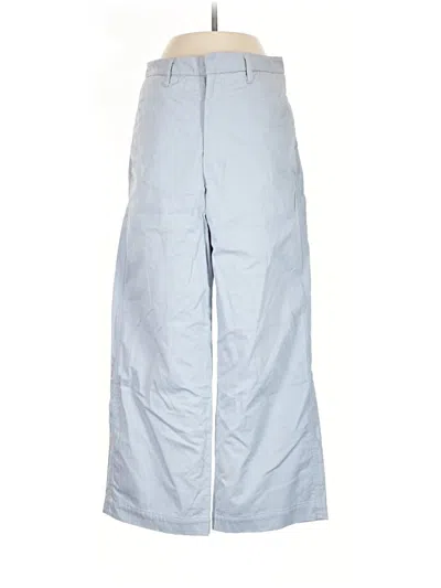 Pre-owned Bassike Casual Pants In Blue