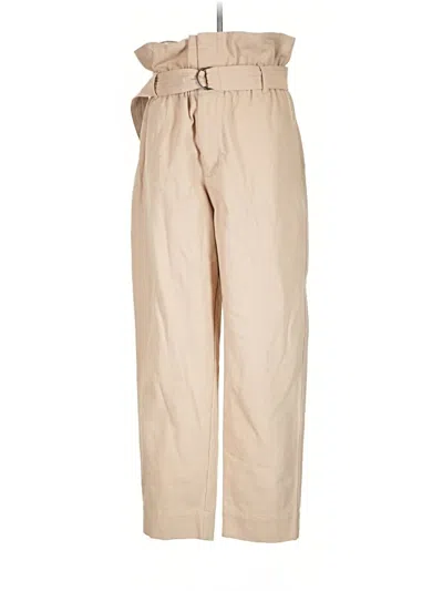 Pre-owned Bassike Casual Pants In Brown