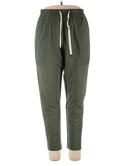 Pre-owned Bassike Casual Pants In Teal