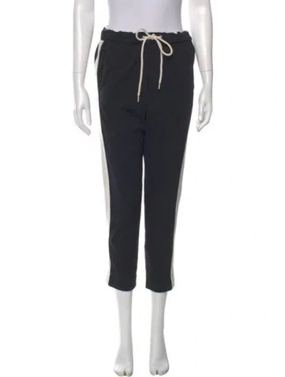 Pre-owned Bassike High-rise Straight Leg Jeans In Gray