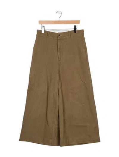 Pre-owned Bassike High-rise Wide Leg Jeans In Multicolor