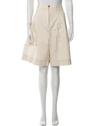 Pre-owned Bassike Knee-length Shorts In Neutrals