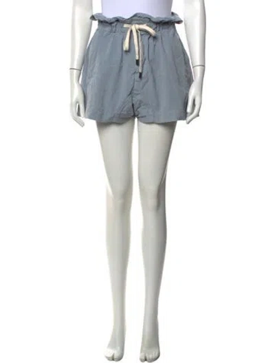 Pre-owned Bassike Mini Shorts In Blue