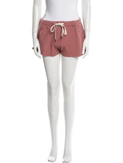 Pre-owned Bassike Mini Shorts In Pink