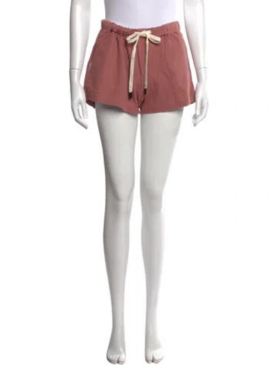 Pre-owned Bassike Mini Shorts In Pink