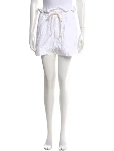 Pre-owned Bassike Mini Shorts In White