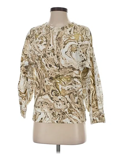 Pre-owned Bassike Pullover Sweater In Gold