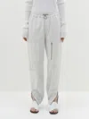 Bassike Ripstop Slouch Pull On Pant In Cement In White