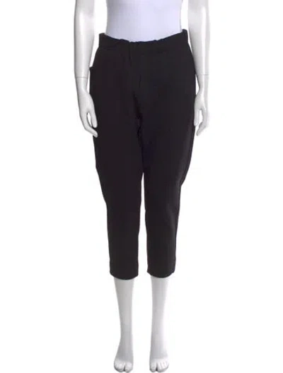 Pre-owned Bassike Skinny Leg Pants In Black