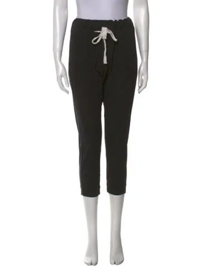Pre-owned Bassike Skinny Leg Pants In Black