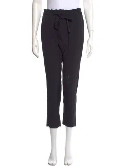 Pre-owned Bassike Skinny Leg Pants In Gray