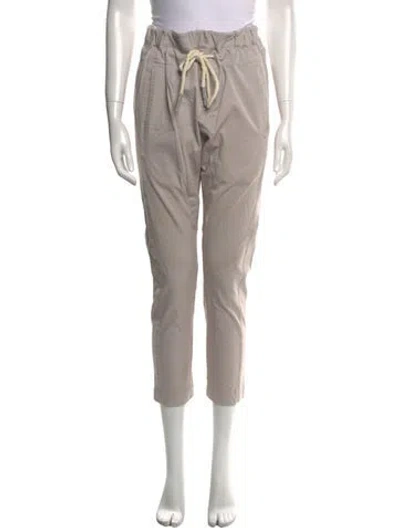 Pre-owned Bassike Skinny Leg Pants In Neutral