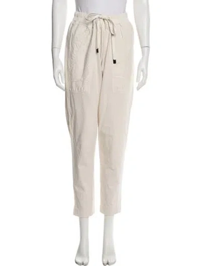 Pre-owned Bassike Straight Leg Pants In Gray