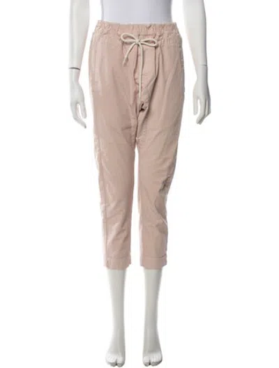 Pre-owned Bassike Straight Leg Pants In Neutrals