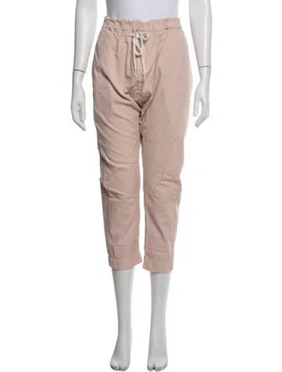 Pre-owned Bassike Straight Leg Pants In Pink