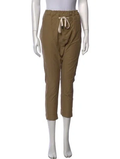 Pre-owned Bassike Wide Leg Pants In Brown